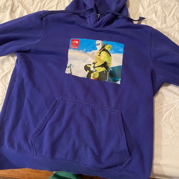 Supreme x North Face Royal hoodie